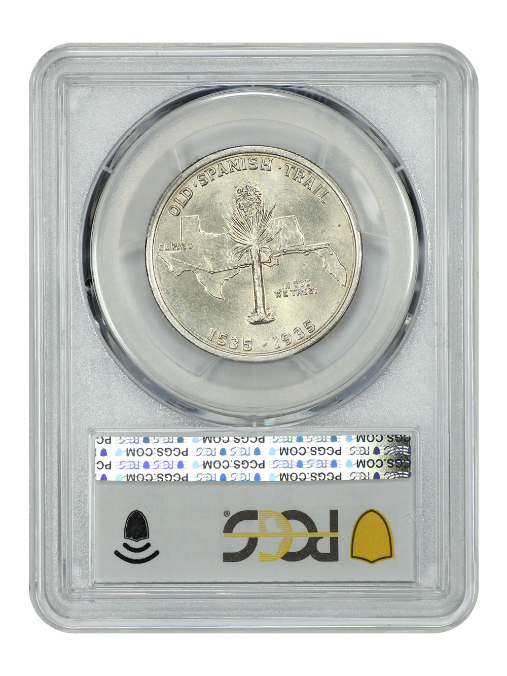 image for: 1935 Spanish Trail 50c PCGS MS66