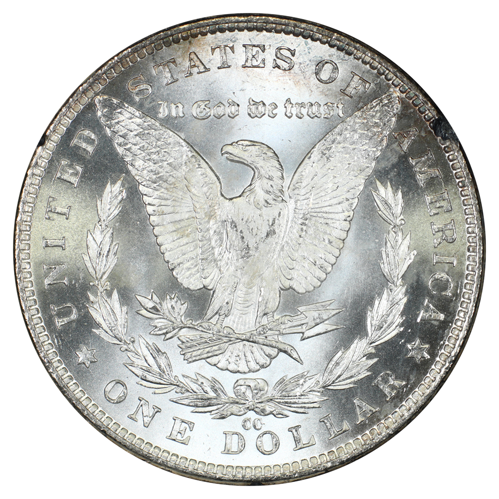 thumbnail for: 1883-CC GSA Hoard, Hard package $1  PCGS MS63