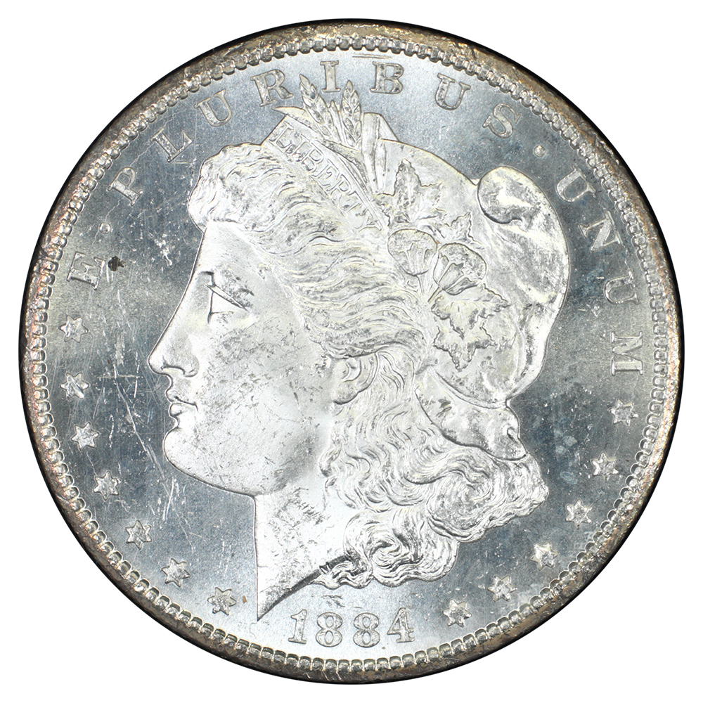 image for: 1884-CC GSA Hoard, Hard package $1  PCGS MS63