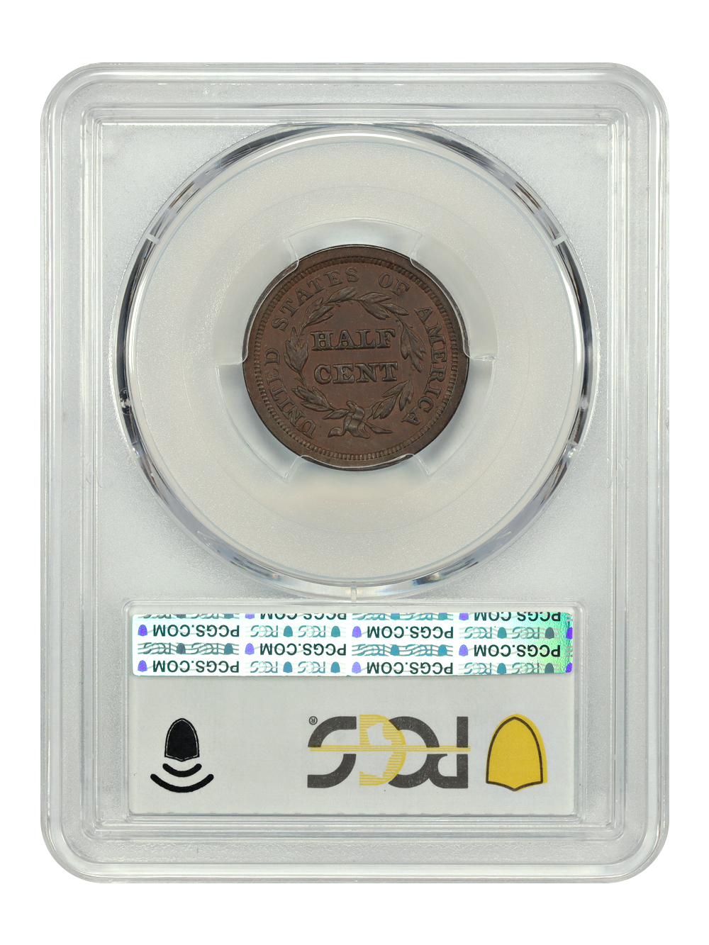 image for: 1851 1/2c PCGS AU58 BN