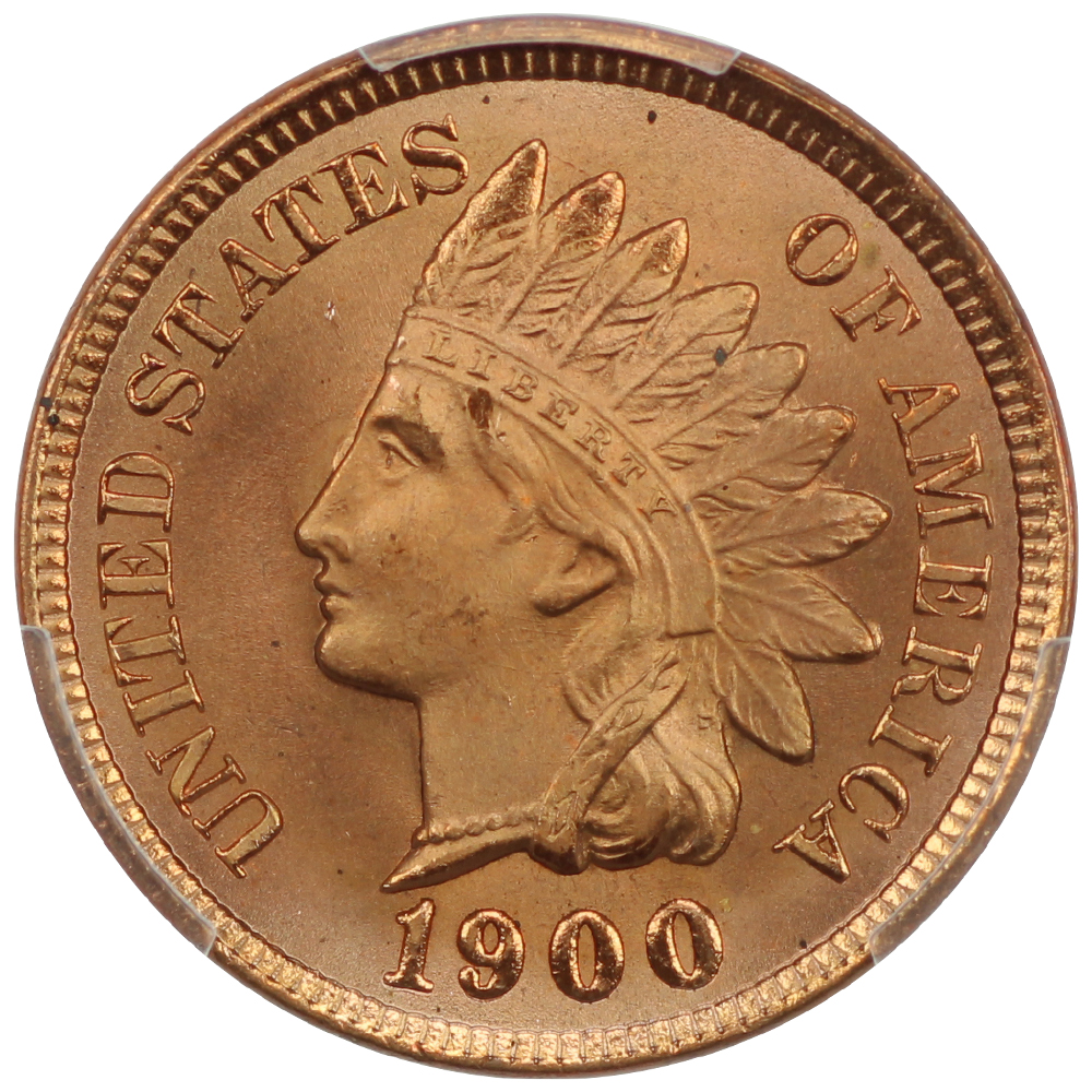 image for: 1900 1c PCGS MS66 RD