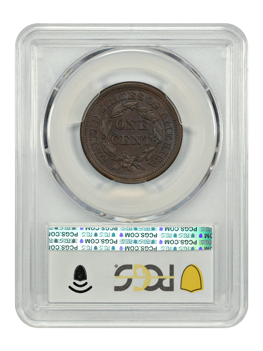 image for: 1849 1c PCGS MS64 BN