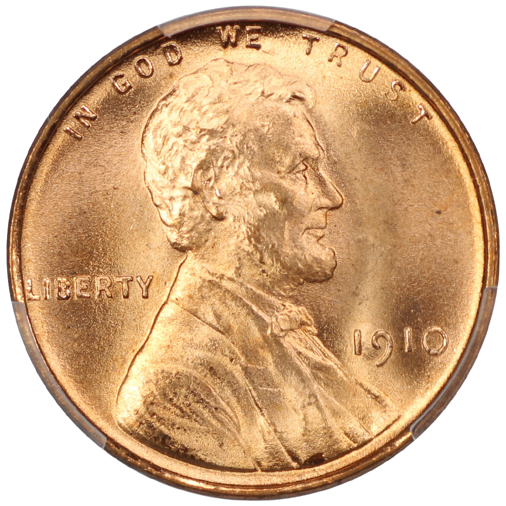 image for: 1910 1c PCGS MS67 RD