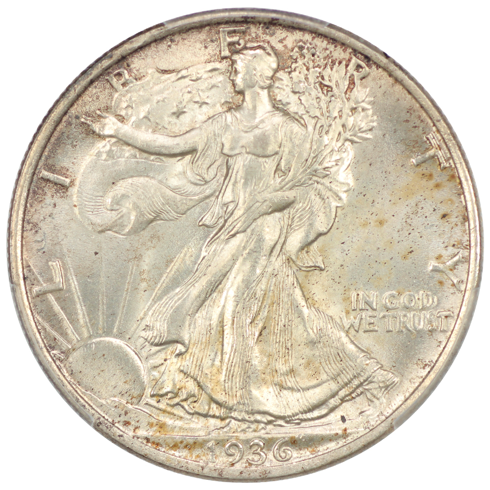 image for: 1936 50c PCGS MS66
