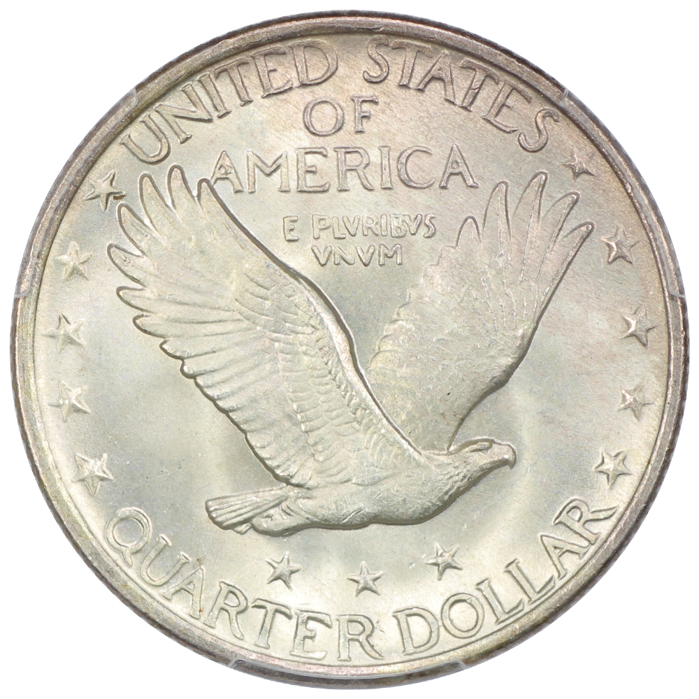 image for: 1917 Type 2 25c PCGS MS65