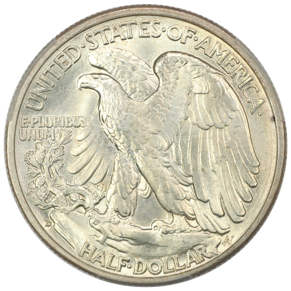 image for: 1936-D 50c PCGS MS66