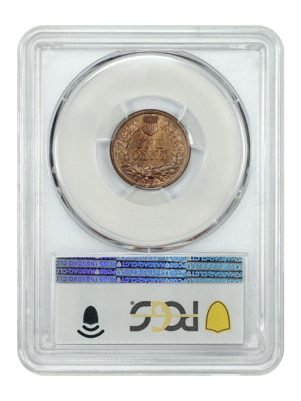 image for: 1860 Pointed Bust 1c PCGS MS64