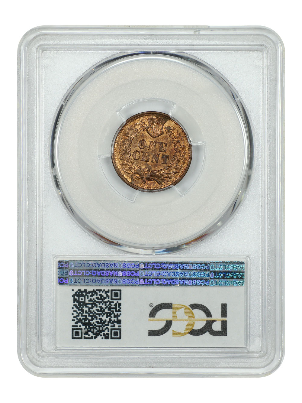 image for: 1865 Fancy 5 1c PCGS MS64 RB