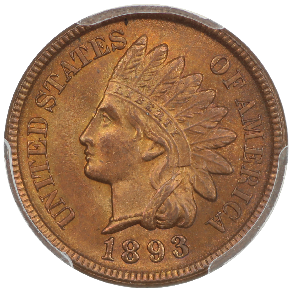 image for: 1893 1c PCGS MS64 RB