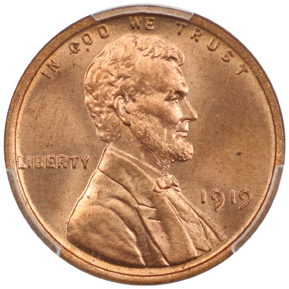 image for: 1919 1c PCGS MS66 RD