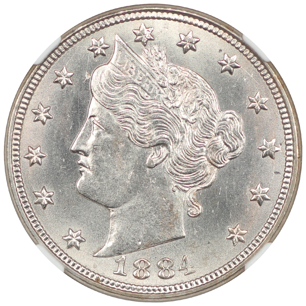 image for: 1884 5c NGC MS64