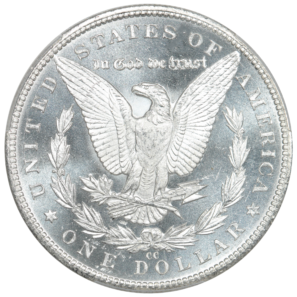 image for: 1884-CC $1  PCGS MS64 PL
