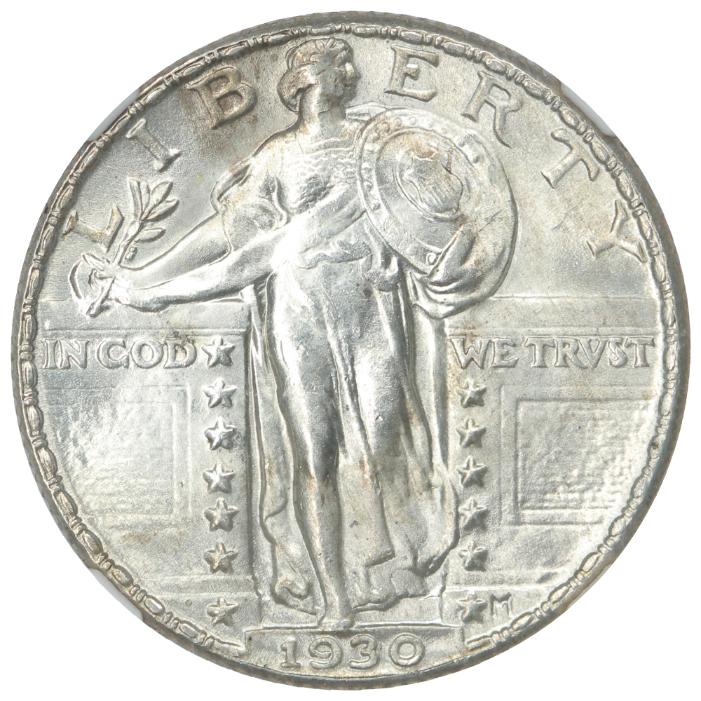 image for: 1930 25c NGC MS65 FH