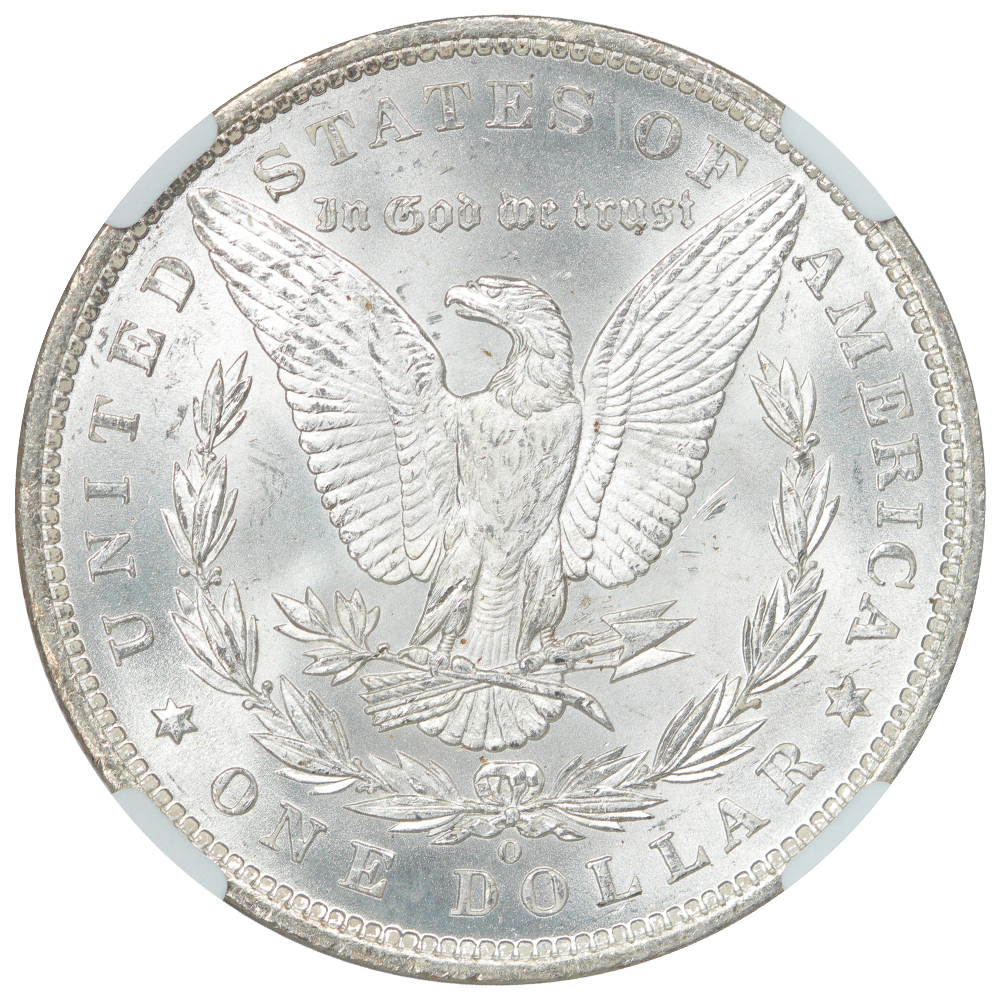 thumbnail for: 1885-O $1  NGC MS66
