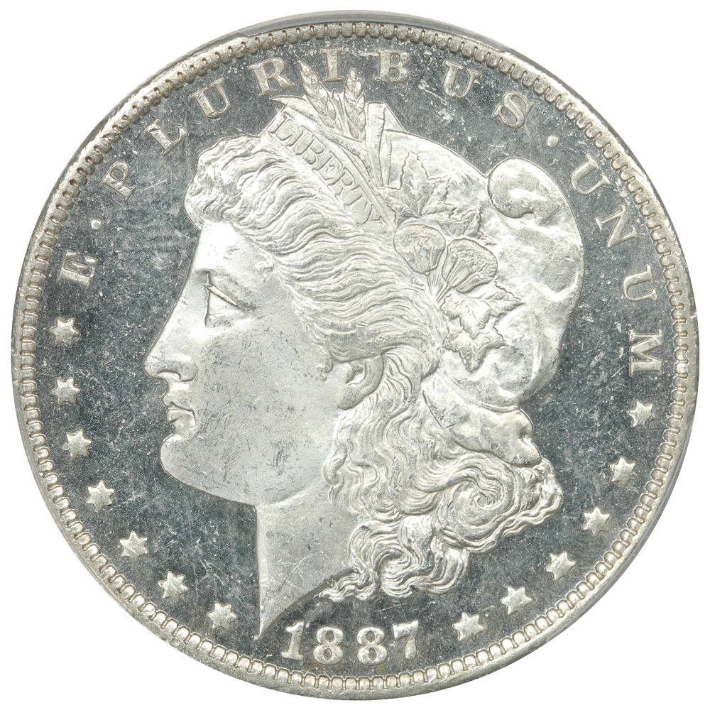 image for: 1887-O $1  PCGS MS64 DMPL