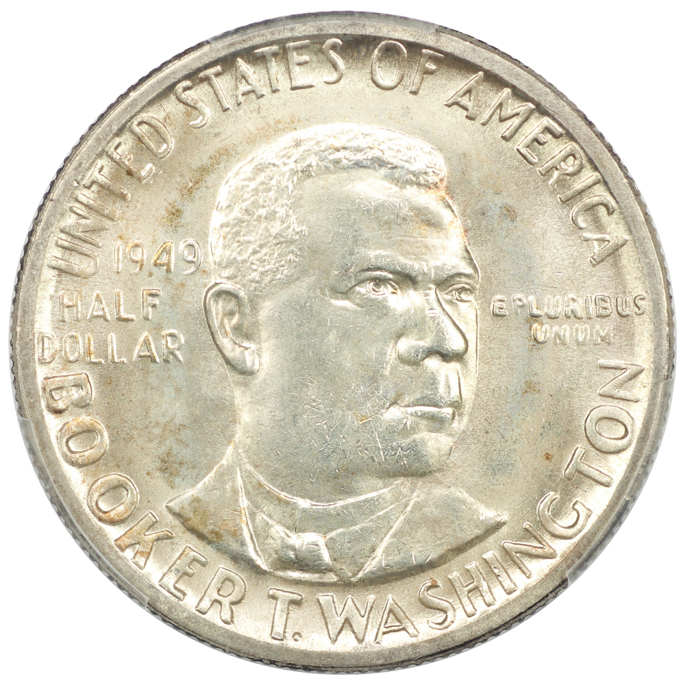 image for: 1949 Booker T. Washington 50c PCGS MS67