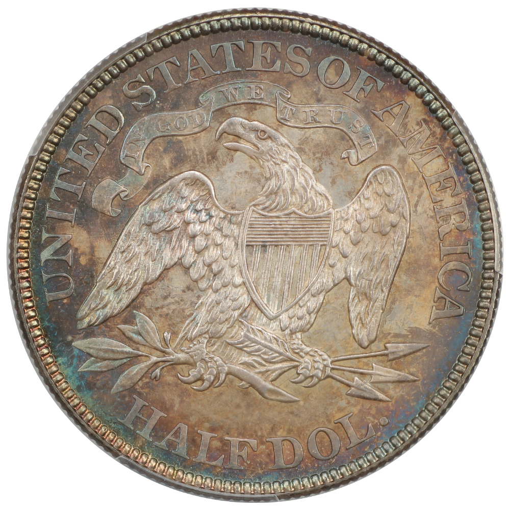 image for: 1873 No Arrows, Closed 3 50c PCGS PR65 CAM