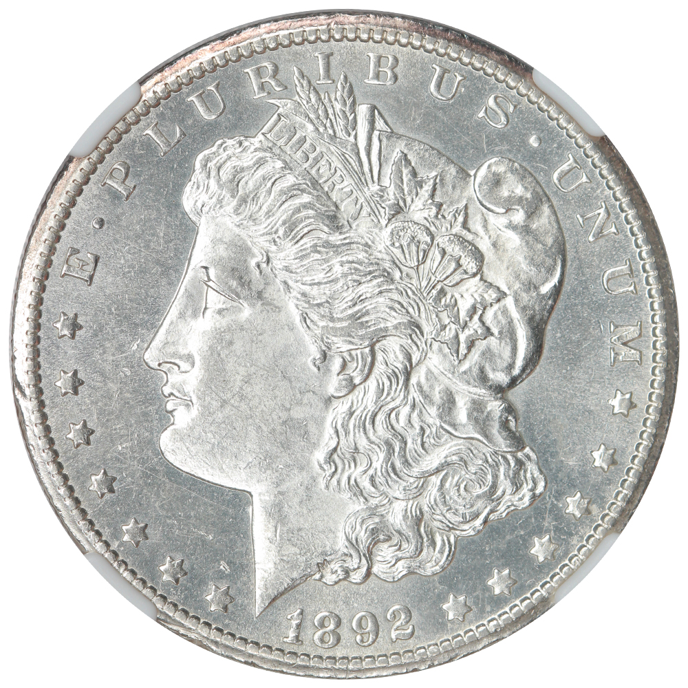 thumbnail for: 1892-CC $1  NGC MS61