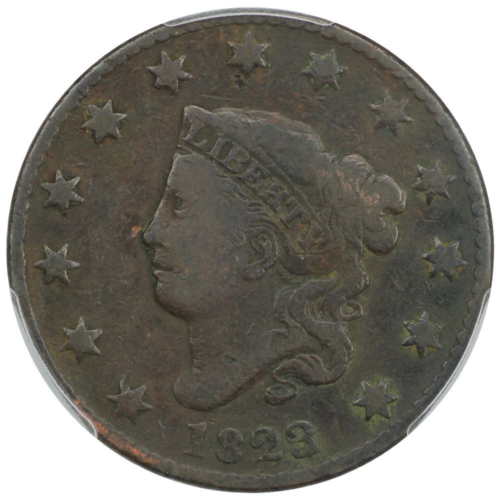 image for: 1823/2 1c PCGS F12 BN