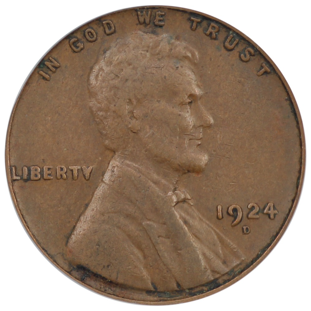 image for: 1924-D 1c PCGS XF40 BN