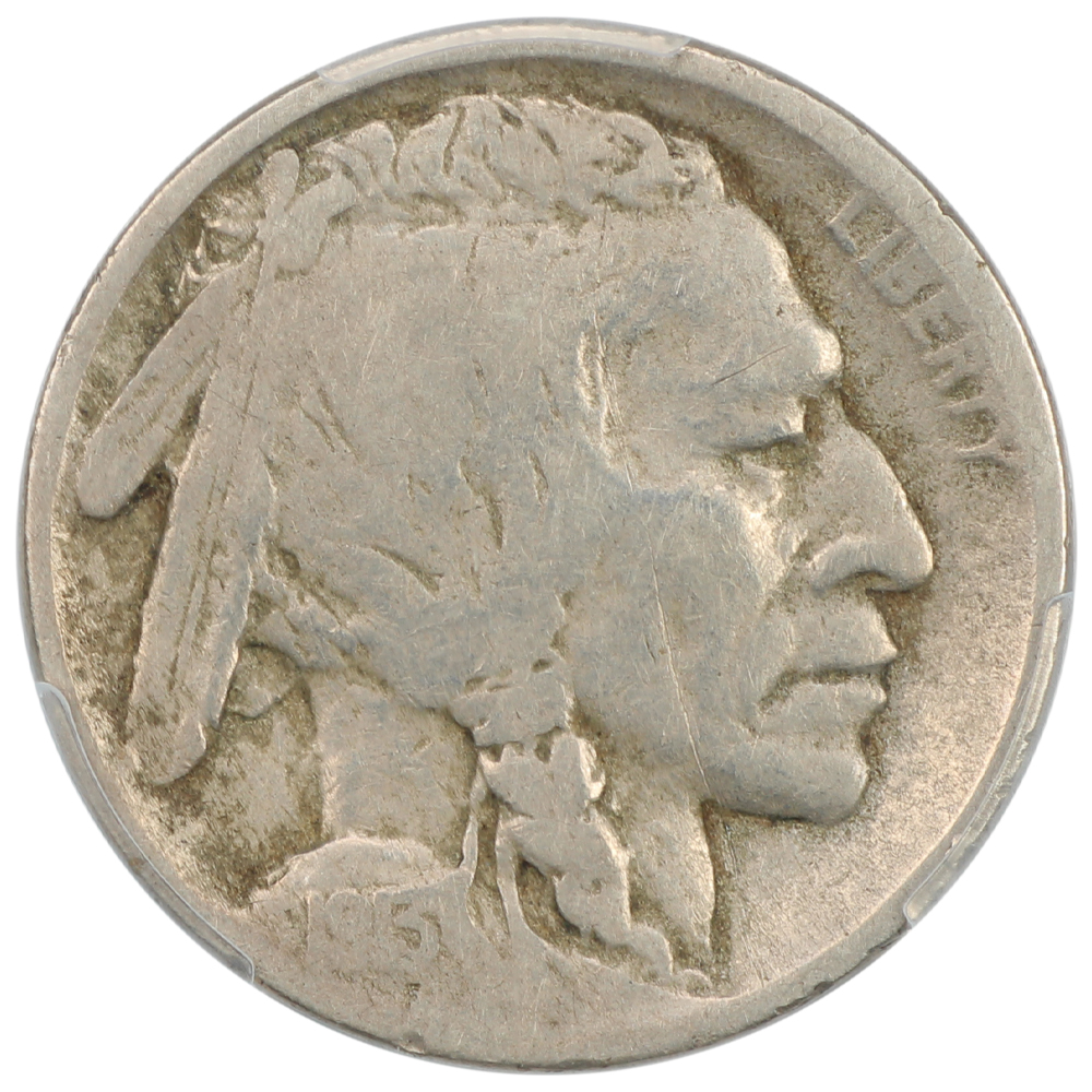 image for: 1913-D Buffalo, Type 2 5c PCGS VG8
