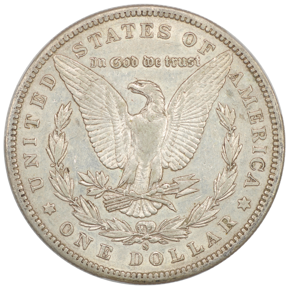 image for: 1887-S $1  PCGS AU50