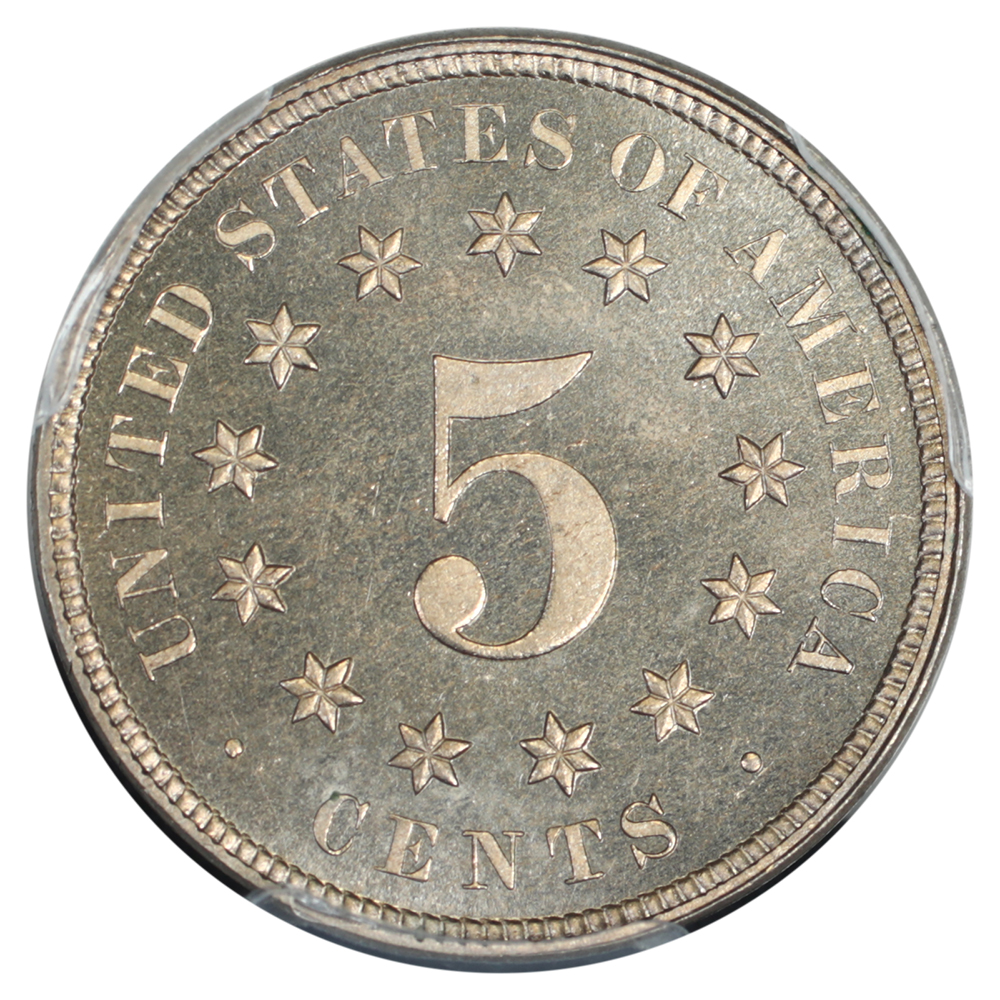 image for: 1876 5c PCGS PR66 CAM