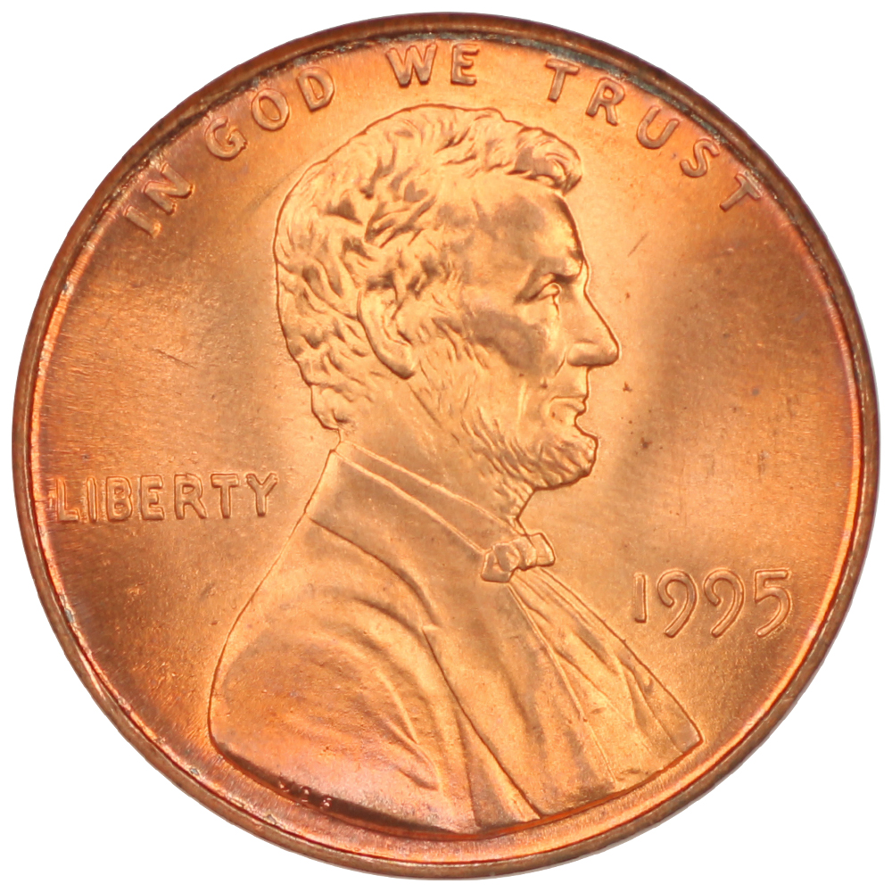 image for: 1995 Doubled Die Obverse 1c NGC MS67 RD