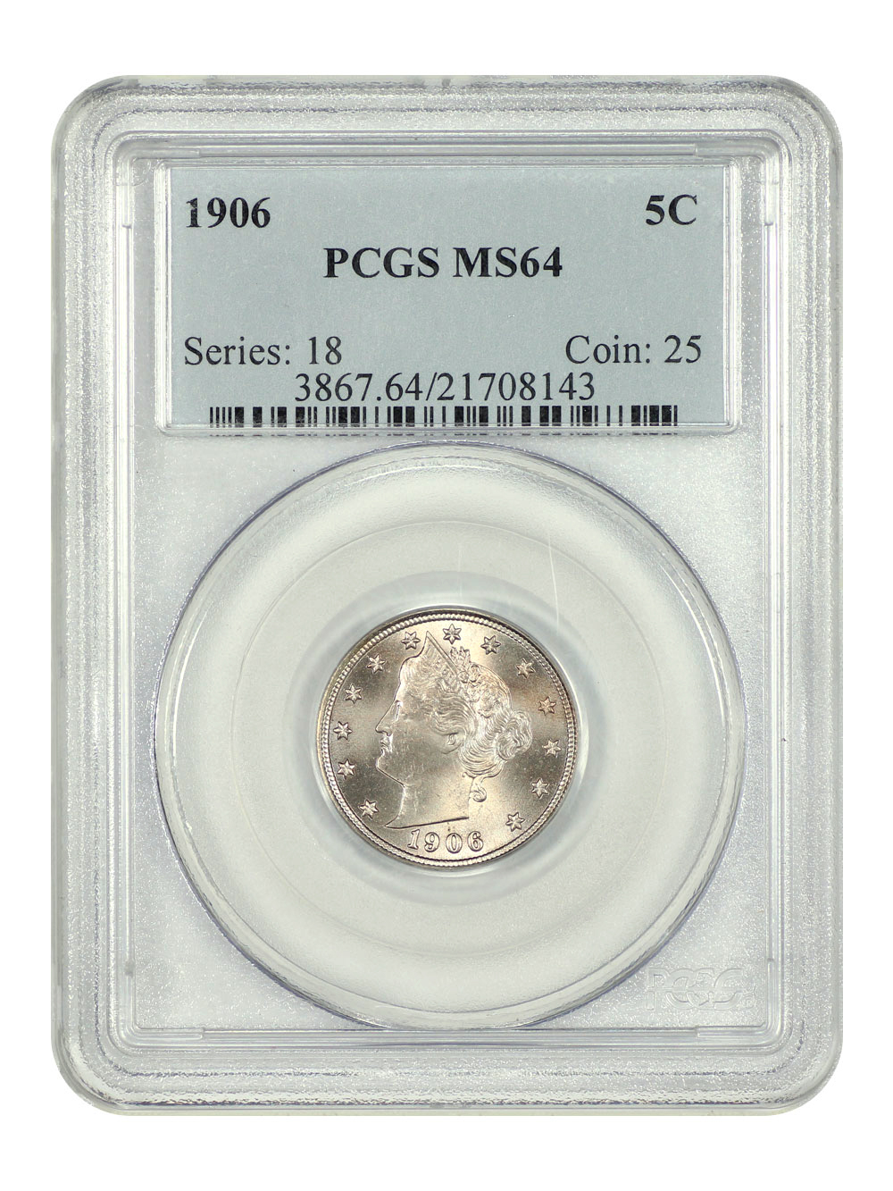 1830年 スイス・フリブール バッツ PCGS MS64 Buy 1906 5c PCGS MS64 | Greysheet Marketplace