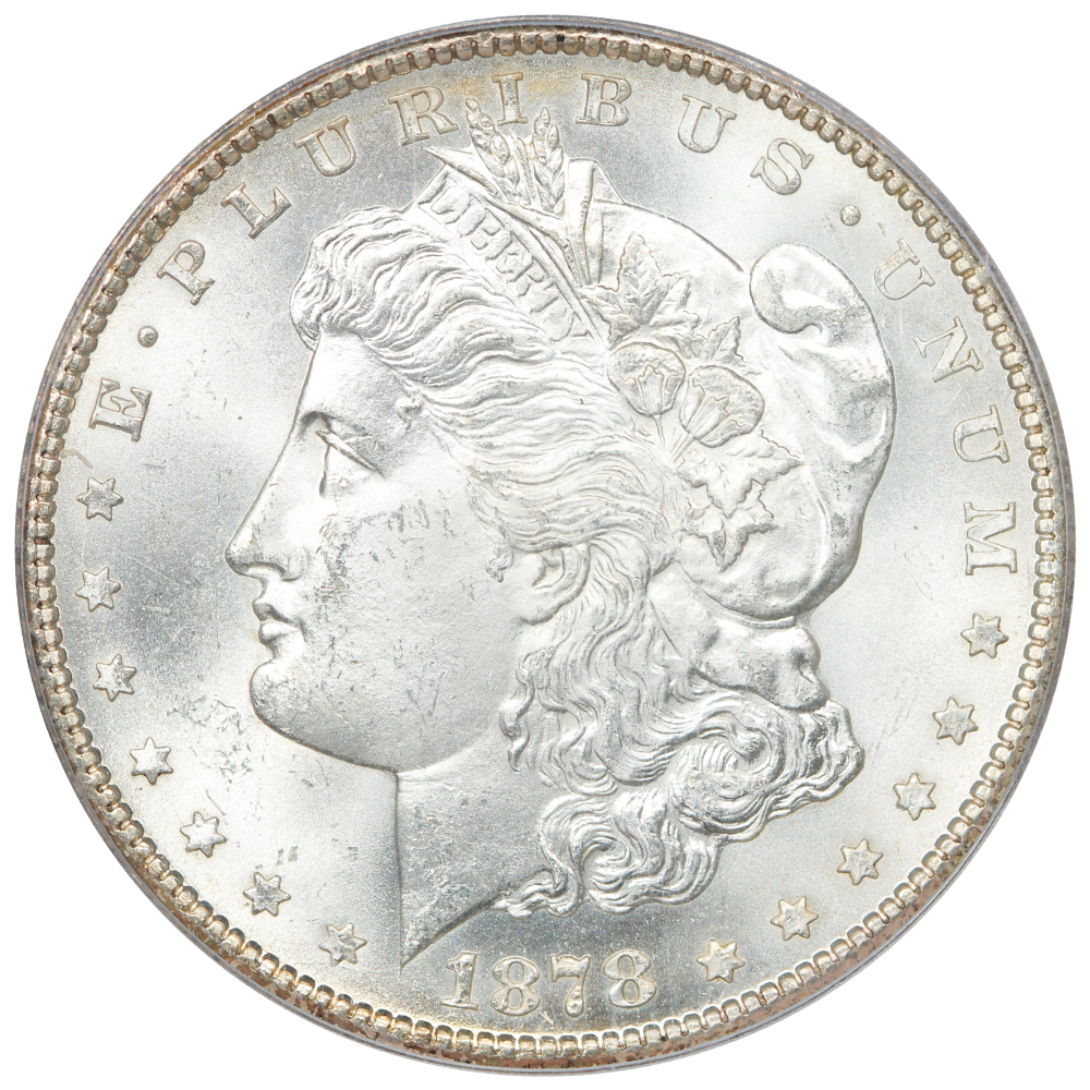 thumbnail for: 1878-CC $1  PCGS MS64