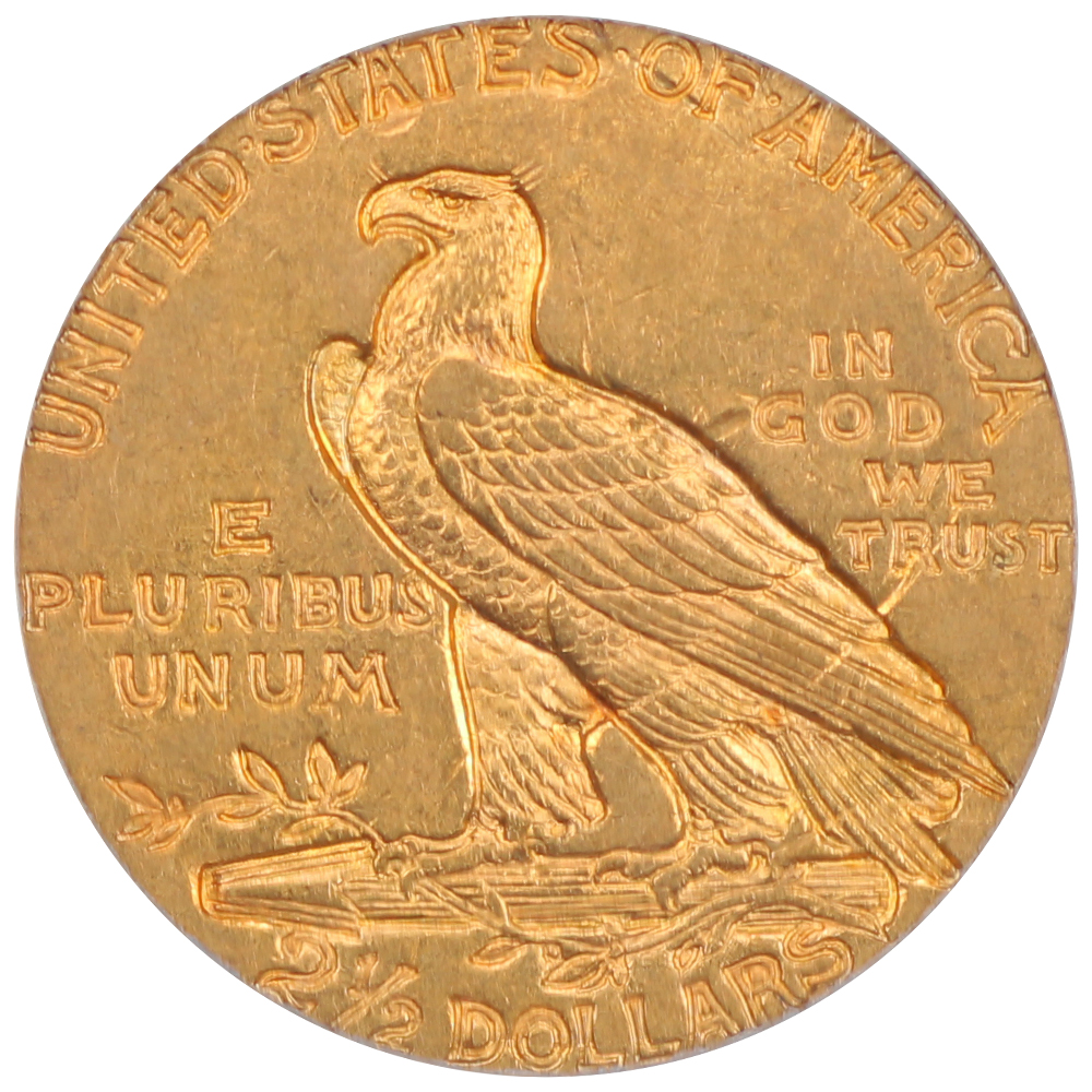 image for: 1909 $2 1/2 PCGS AU53