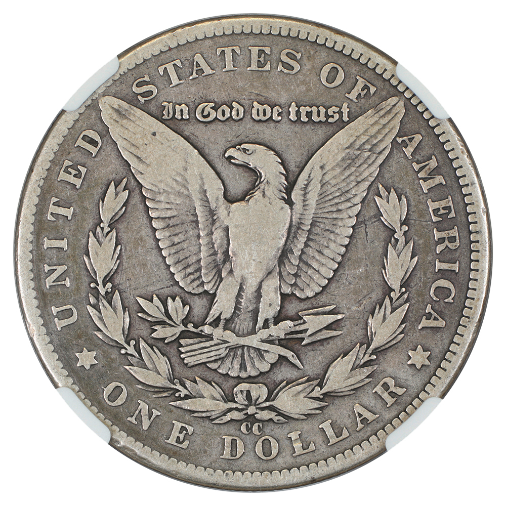 image for: 1889-CC $1  NGC F12