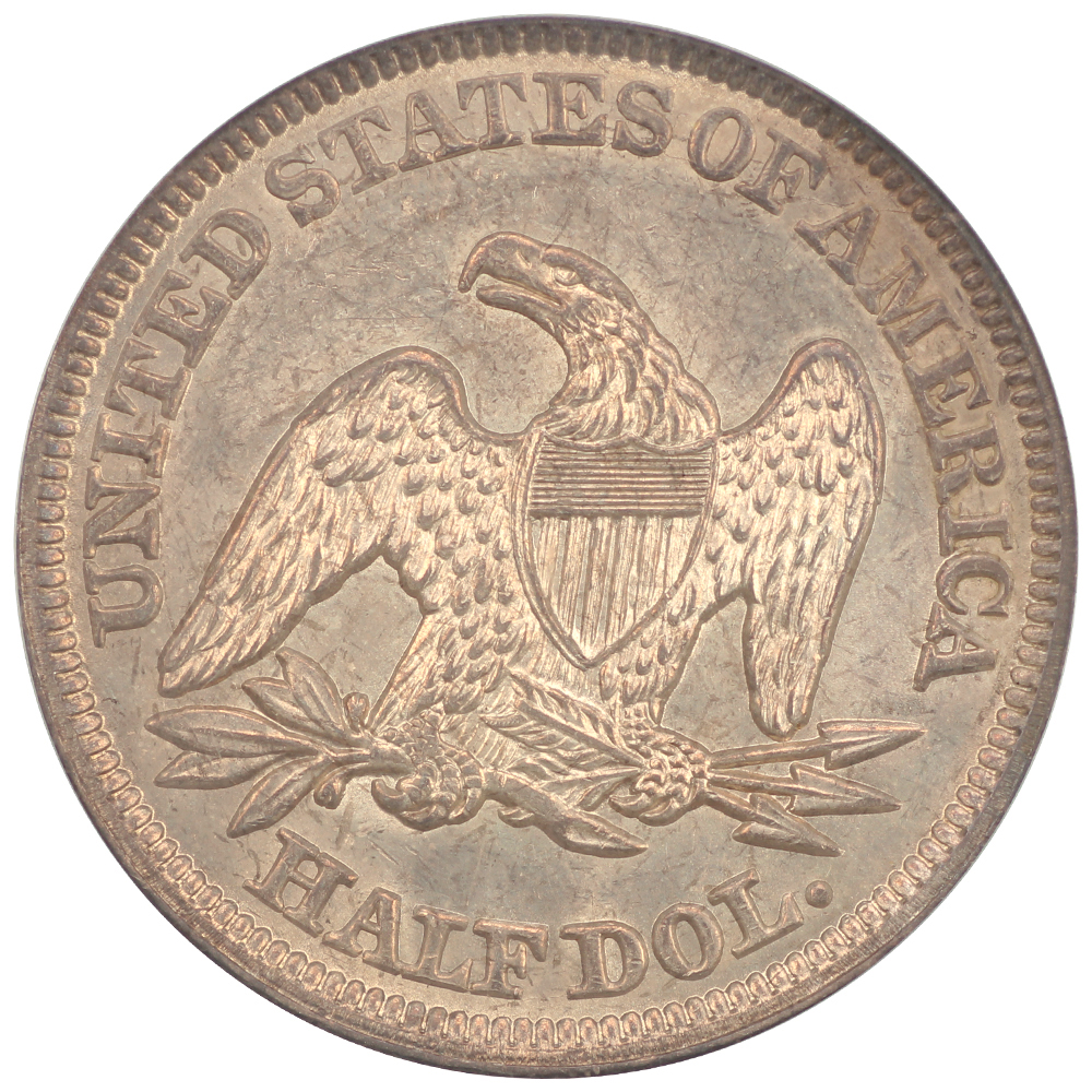 image for: 1849 50c PCGS MS63