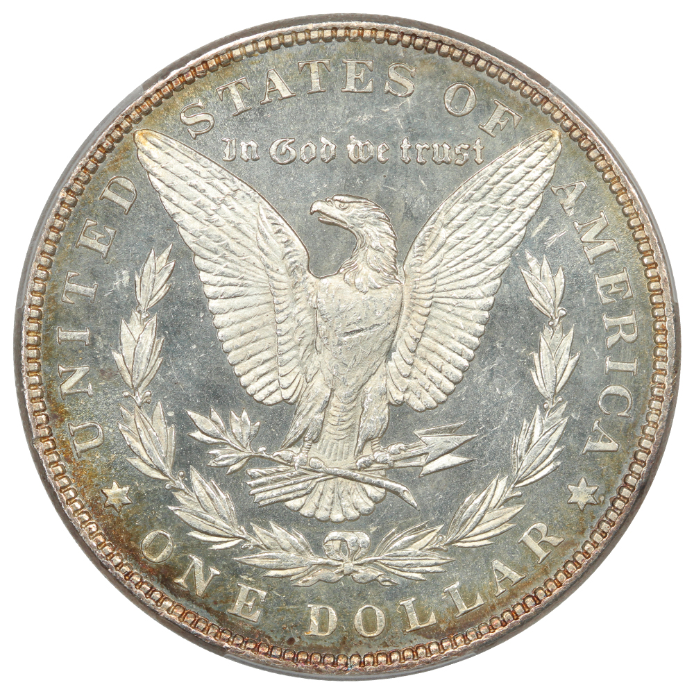 image for: 1886 $1  PCGS MS65 DMPL