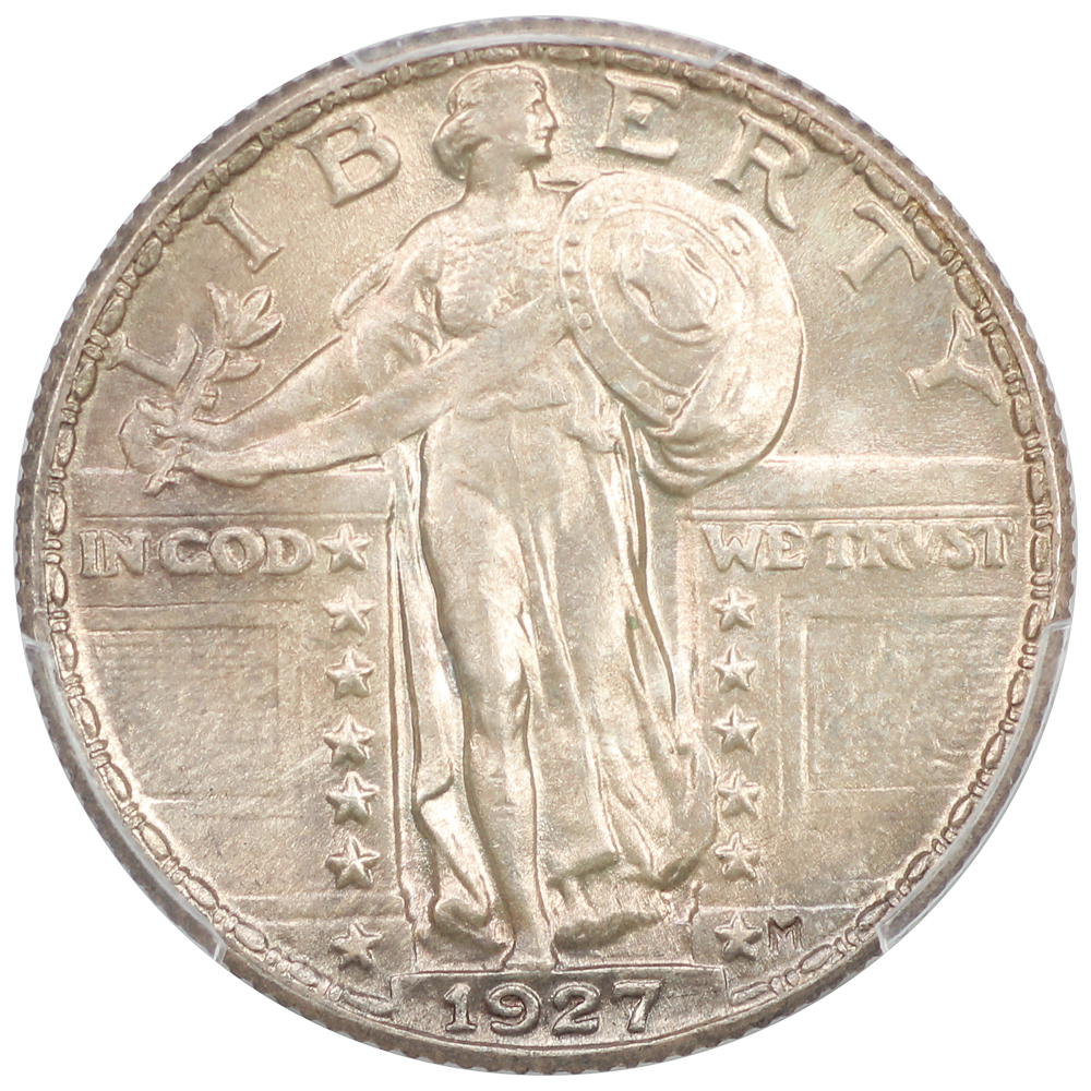 image for: 1927 25c PCGS MS65
