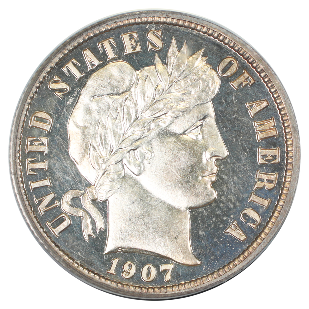 image for: 1907 10c PCGS PR64 CAM