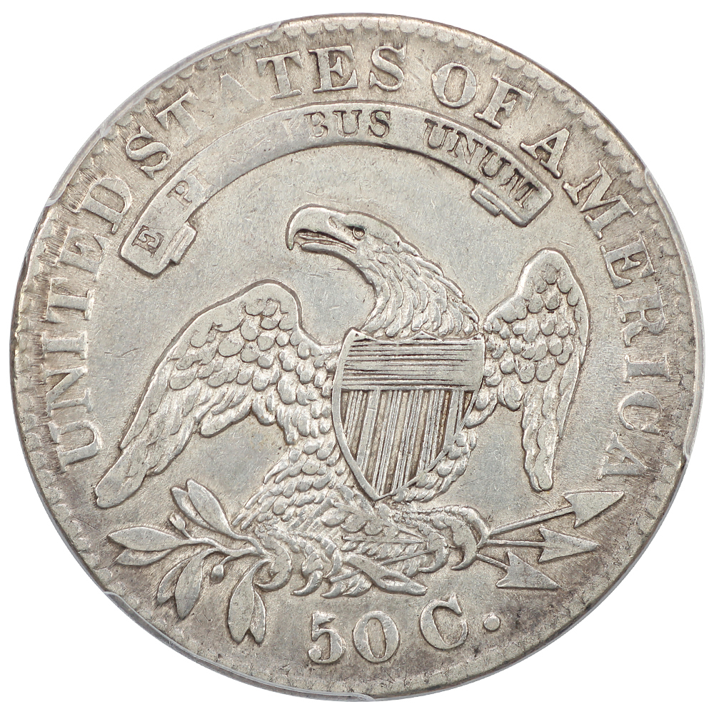 image for: 1832 Small Letters 50c PCGS XF45