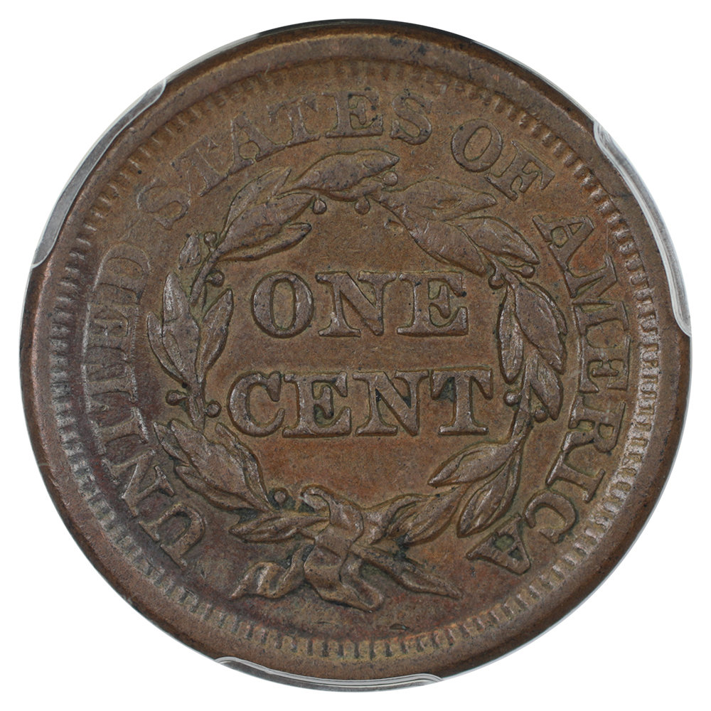 image for: 1857 Large Date 1c PCGS XF45 BN
