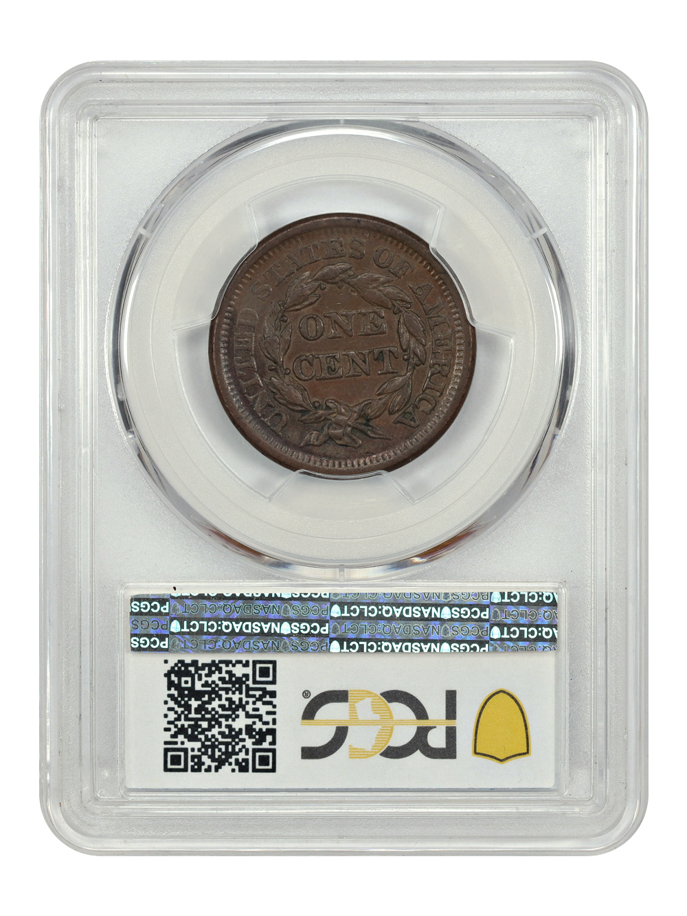 image for: 1857 Large Date 1c PCGS XF45 BN