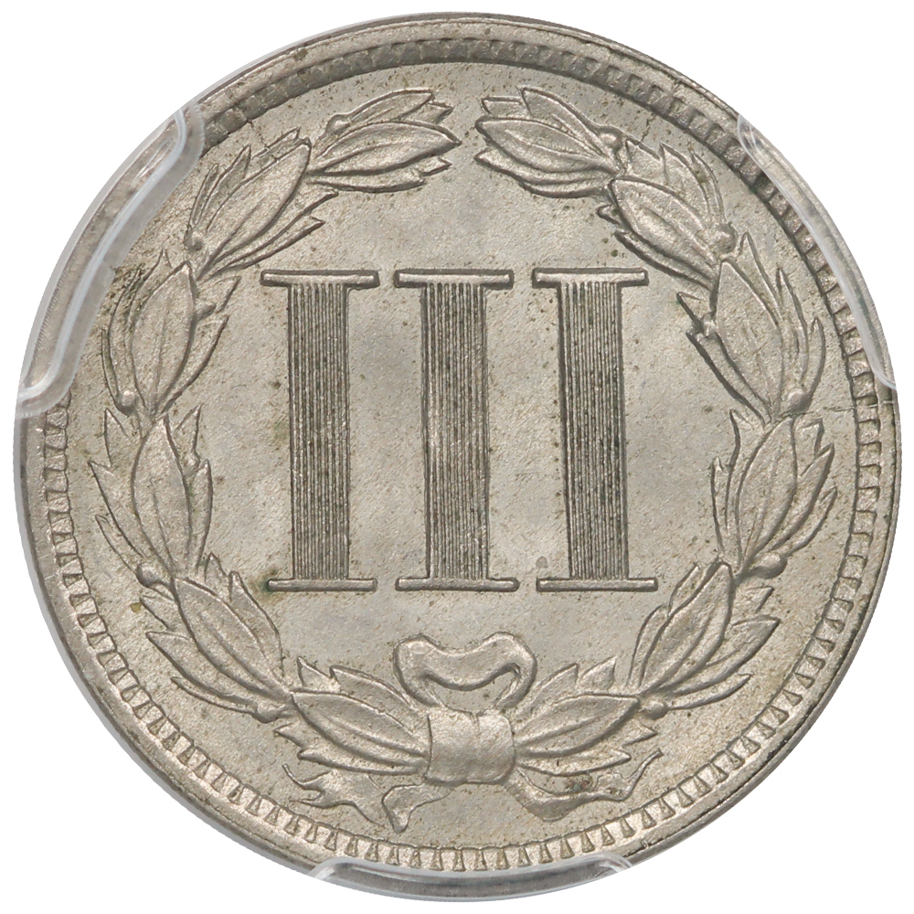 image for: 1889 3cN PCGS MS63