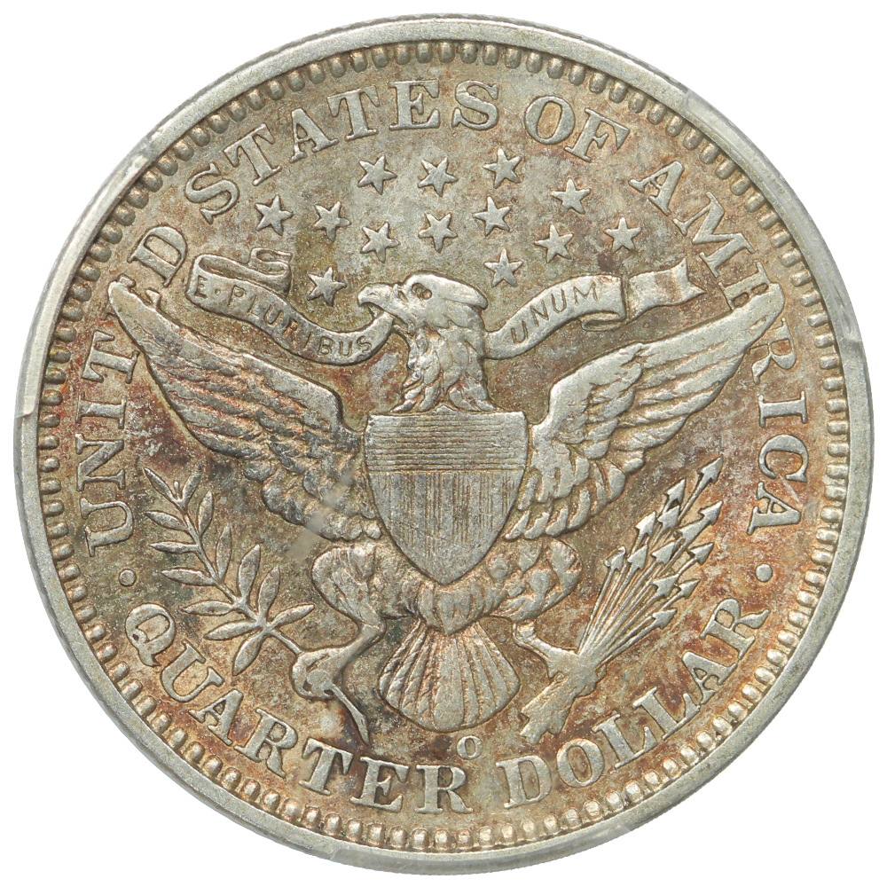 image for: 1904-O 25c PCGS AU53