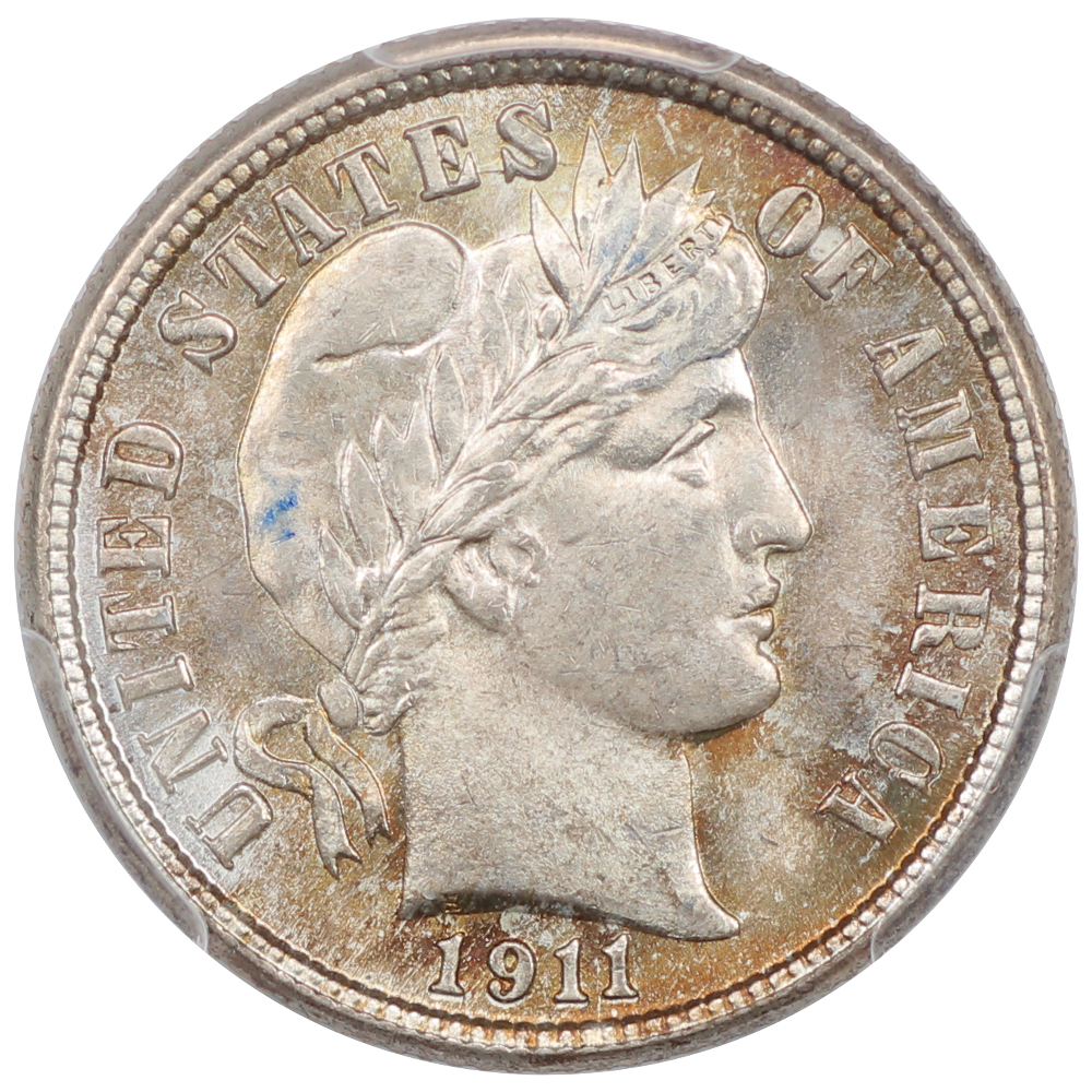 image for: 1911 10c PCGS MS65