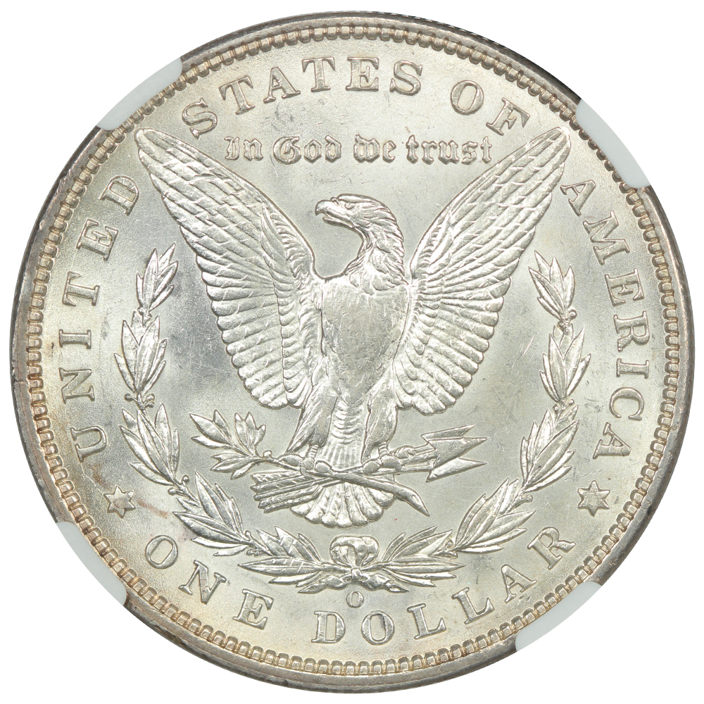 image for: 1896-O $1  NGC AU58