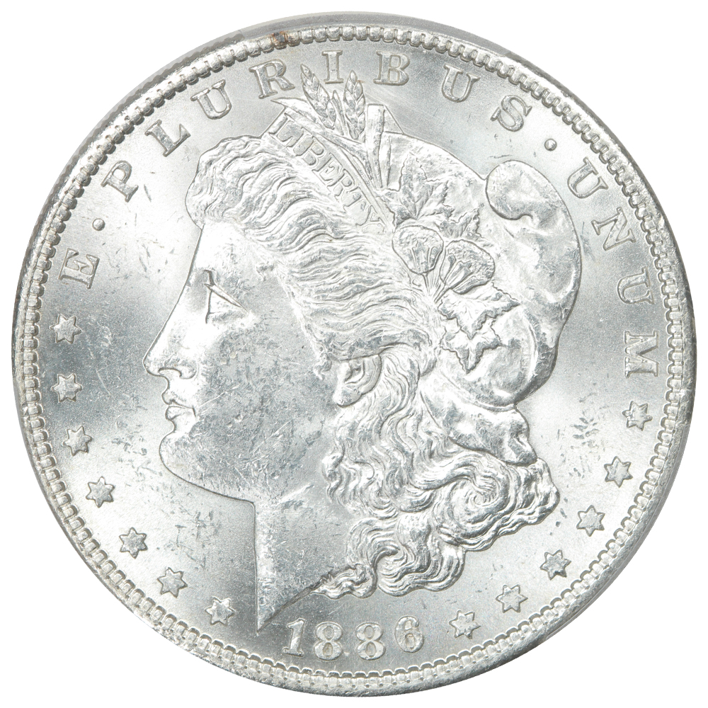image for: 1886-S $1  PCGS MS62