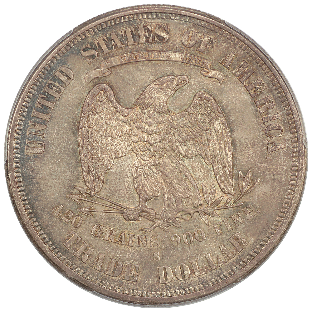 image for: 1875-S Trade$ PCGS MS64