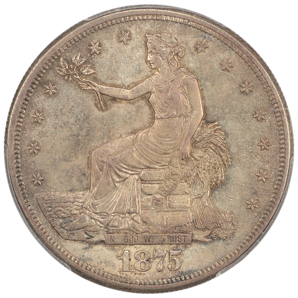 image for: 1875-S Trade$ PCGS MS64