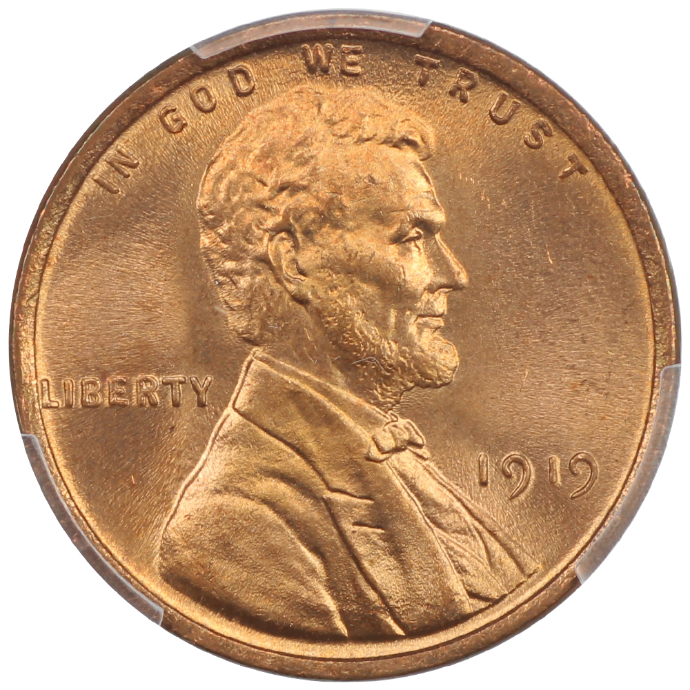 image for: 1919 1c PCGS MS67 RD