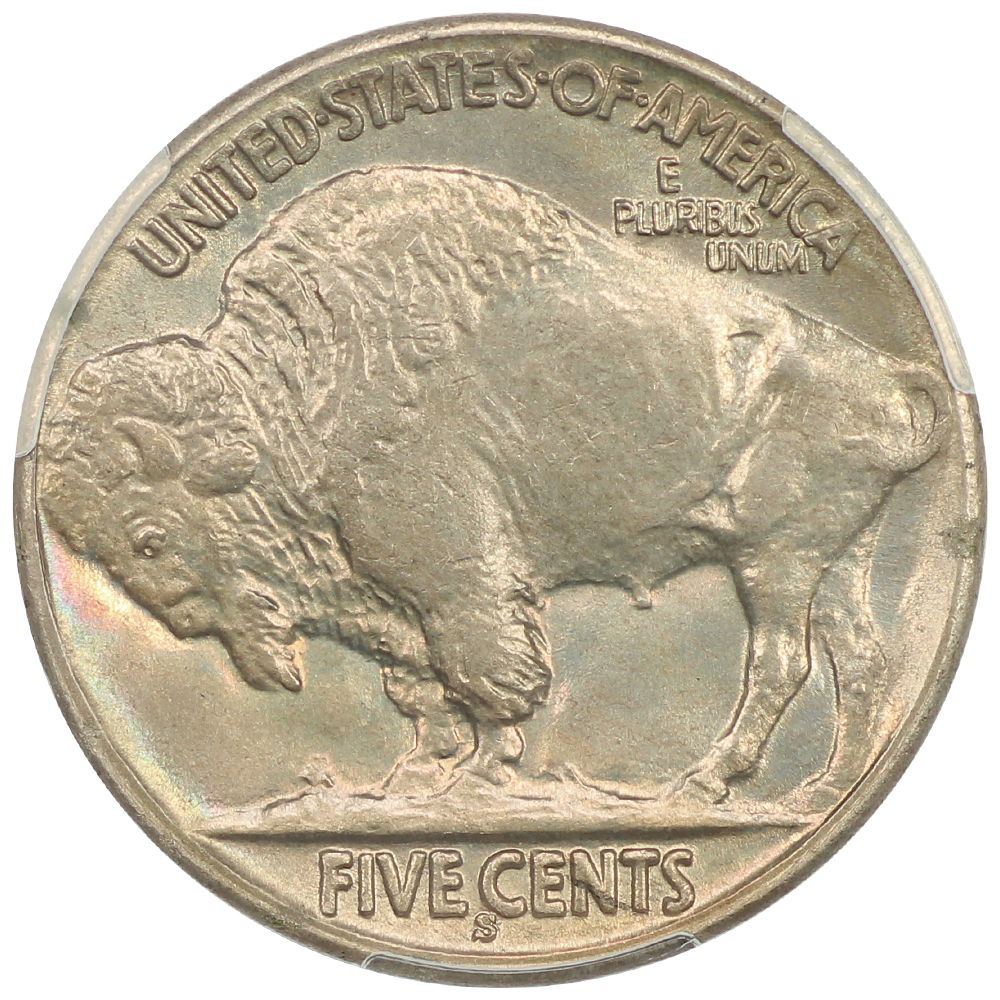 image for: 1925-S 5c PCGS MS65