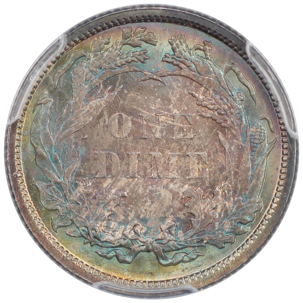 image for: 1882 10c PCGS MS66