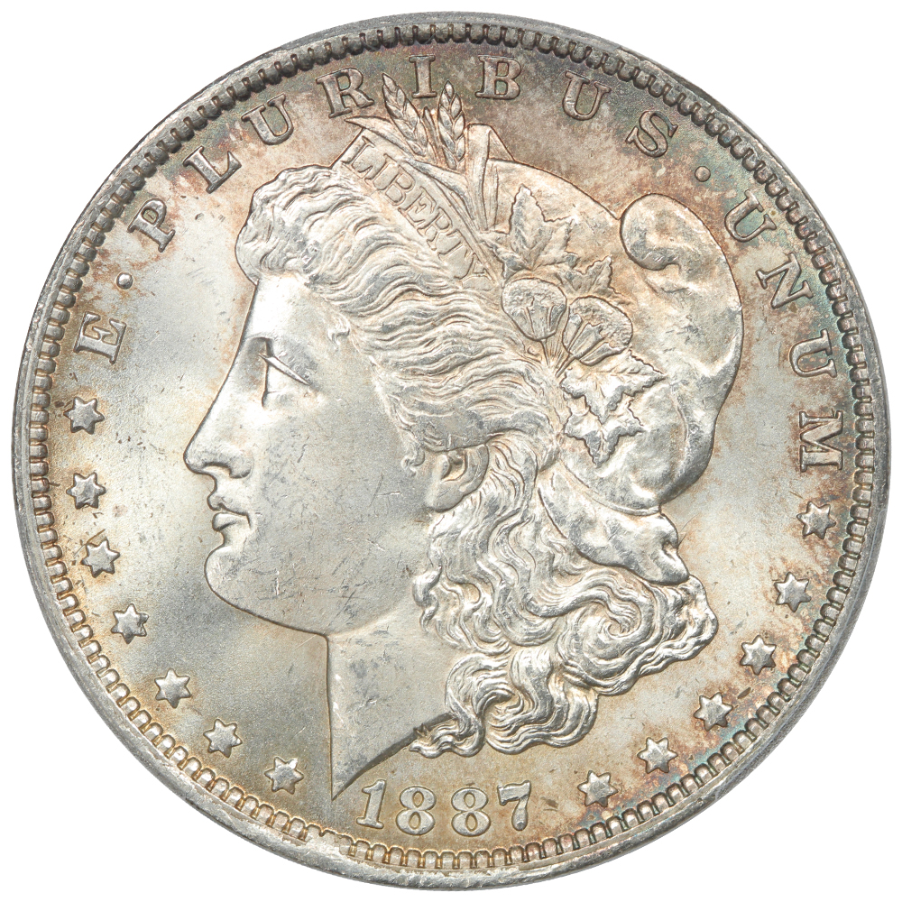 image for: 1887-O $1  PCGS MS65